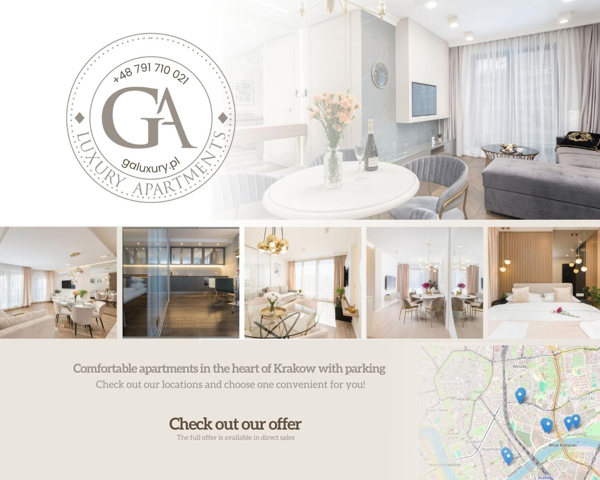 Ga Luxury Apartments W21 Cracovia Esterno foto